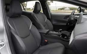 2023 Prius front row of seats