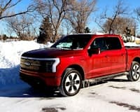 2023 ford f-150 lightning front side view