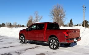 2023 ford f-150 lightning side view