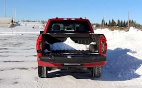2023 ford f-150 lightning back view