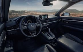 2023 honda cr-v sport touring dash and steering wheel, interior