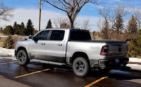 2022 ram 1500 side and back view
