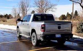2022 ram 1500 back view