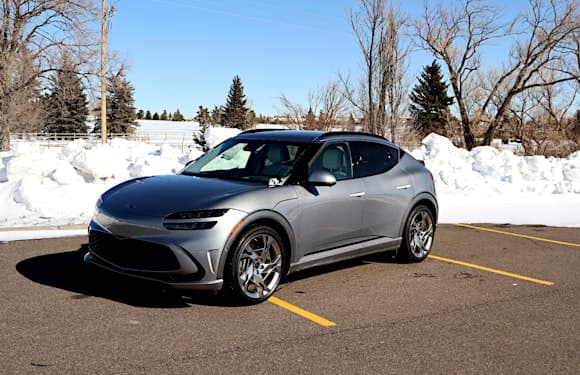 2023 Genesis GV60 front side view