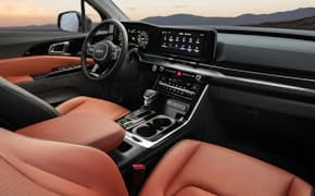 2023 Kia Carnival front seat and dashboard