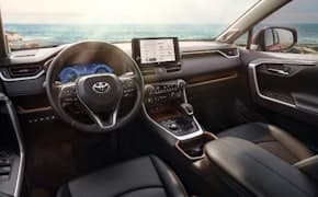 2023 Toyota RAV4 Hybrid dashboard, front seat interior