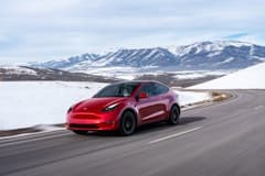 Tesla Model Y front side view