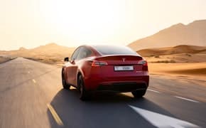 Tesla Model Y back view