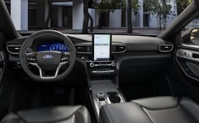 2023 Ford Explorer front seat and dash board