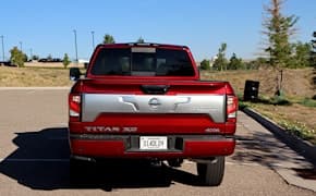 2022 Nissan Titan back view