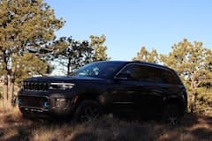2022 Jeep Grand Cherokee 4xe front and side view