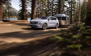 2023 Hyundai Santa Fe with trailer