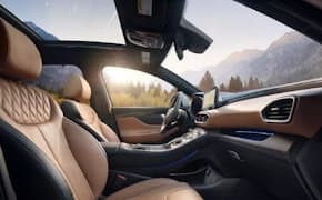 2023 Hyundai Santa Fe front seat interior