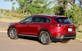 2023 Mazda CX-9 side and back view