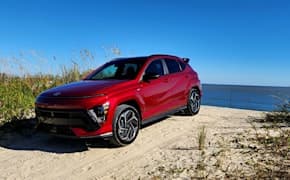 2024 Hyundai Kona front and side view