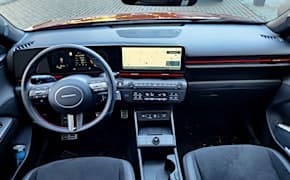 2024 Hyundai Kona front seat and dashboard by Aaron Turpen