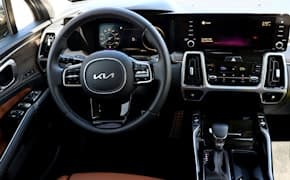 2023 Kia Sorento front seat and dashboard
