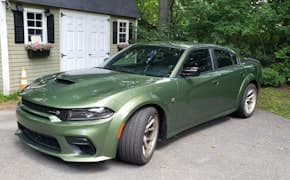 2023 Dodge Charger Scat Pack Swinger front and side view