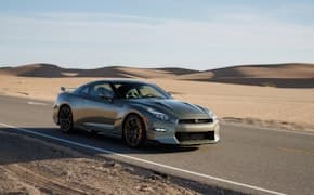 2024 Nissan GT-R front and side view