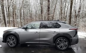 2024 Toyota BZ4X in Gray side view