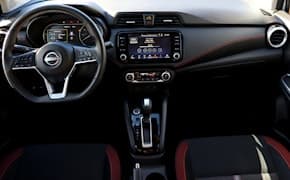 2023 Nissan Versa SR front seat and dashboard