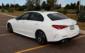 2024 Mercedes-Benz C300 back and side view
