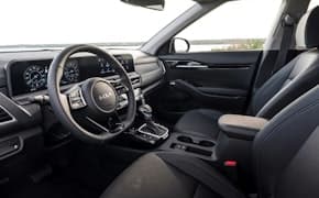 2024 Kia Seltos front seat and dashboard
