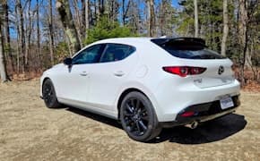 2024 Mazda3 side and back view