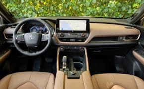 2024 Toyota Grand Highlander front seat and dashboard