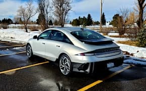 2024 Hyundai Ioniq 6 side and back view