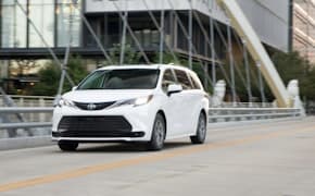 2024 Toyota Sienna front and side view