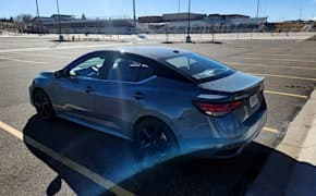 2024 Nissan Sentra side and back view