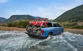 2024 Honda Ridgeline crossing the river