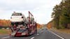 Truck Transporting Cars