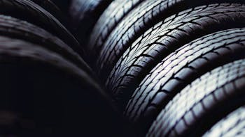 Row of tires