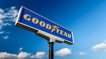 Goodyear tire sign