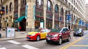 Street of Chicago at daytime