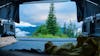 Camping and sleeping out of a truck bed with a view