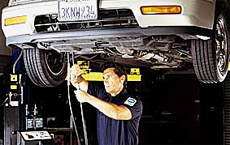 Changing automatic transmission fluid is best left to a mechanic equipped with a transmission flusher, like this Wynn's Transerve II+, which replaces the fluid more thoroughly than you could achieve with gravity alone.