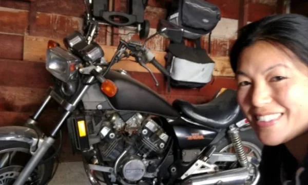 Belinda's 1984 Honda VF500C