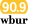 WBUR's logo